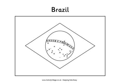 Brazil flag louring page flag loring pages brazil flag brazilian flag