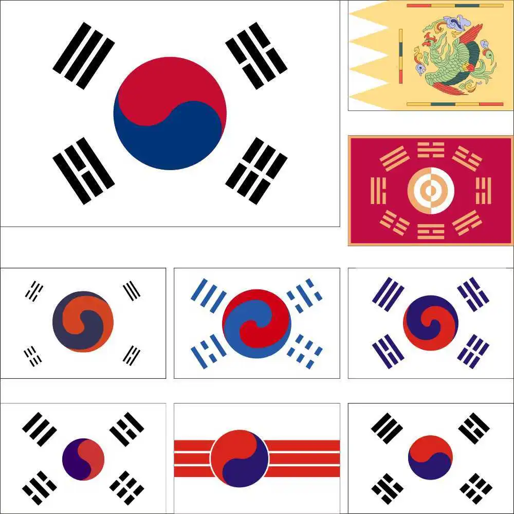 South korea historical flag royal goryeo dynasty joseon king gojong empire