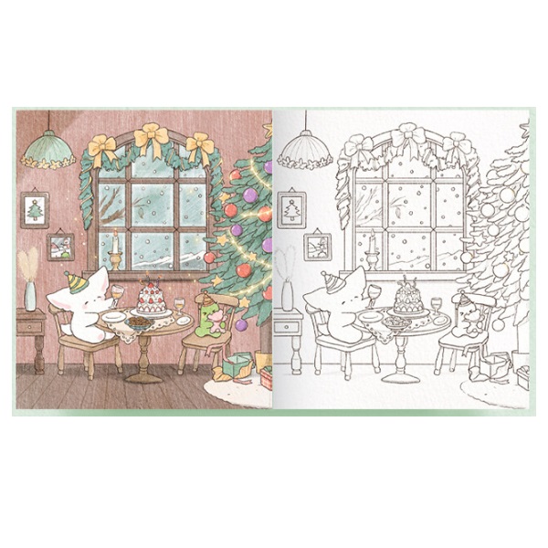 Desert fox sogeumis four seasons coloring book