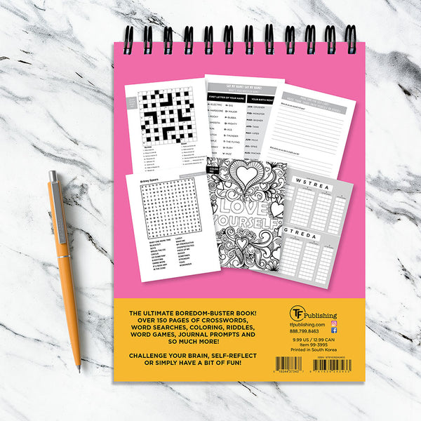 Stay positive puzzle book spiral puzzle pad tf publishing calendars planners