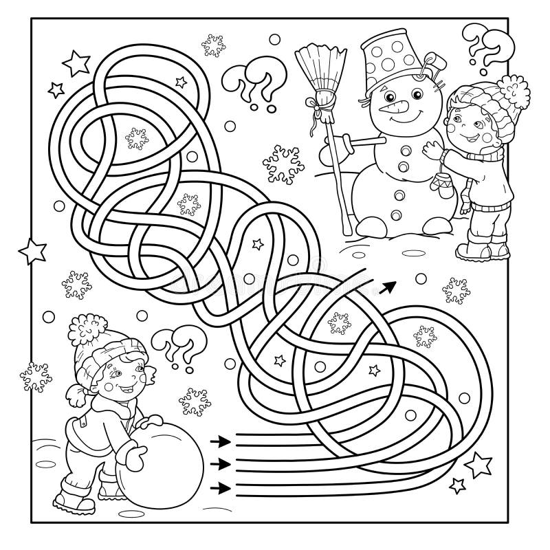 Boy girl coloring page stock illustrations â boy girl coloring page stock illustrations vectors clipart