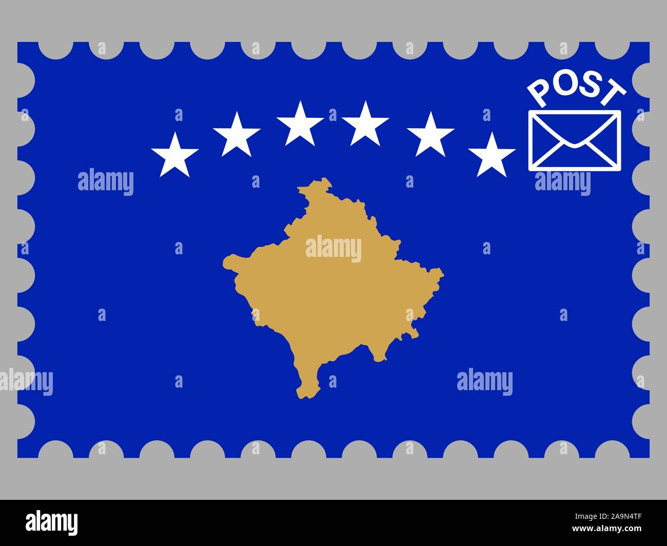 Kosovo independence stock vector images