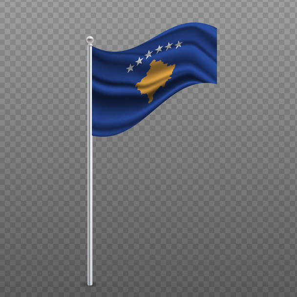 Kosovo flag free stock vectors