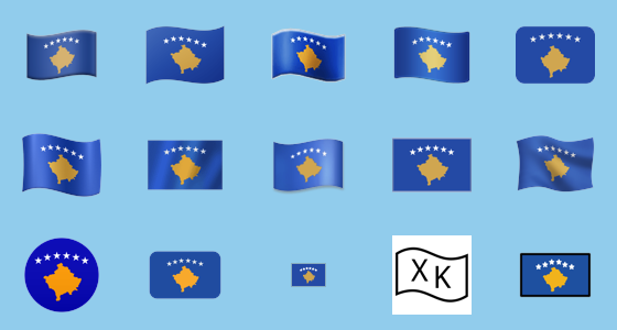 Ðð flag kosovo emoji