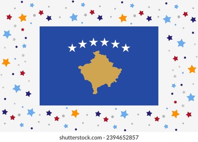 Kosovo flag photos images and pictures