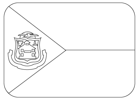 Flag of sint maarten emoji coloring page free printable coloring pages