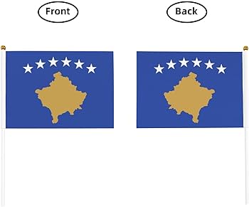 Flag of kosovo stylish handheld flags