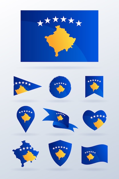 Kosovo vectors illustrations for free download