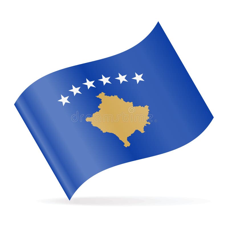 Kosovo flag stock illustrations â kosovo flag stock illustrations vectors clipart