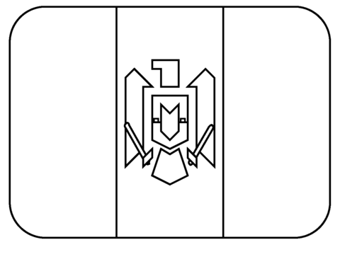 Flag of moldova emoji coloring page free printable coloring pages