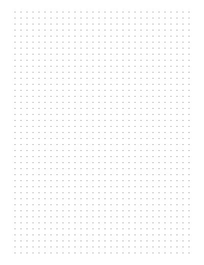 Make your own dot grid paper printable