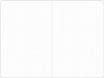 Xyark large dot grid notebook journals bulk with thick dotted grid paper pages x inch position diary subject notebooks planner for travelers students office kraft journal set pack