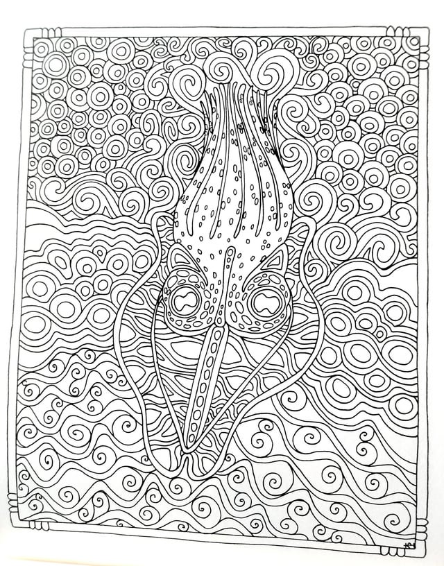 Kraken and lighthouse coloring pages rourflagmeansdeath