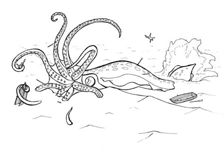 Kraken coloring pages coloring pages kraken color