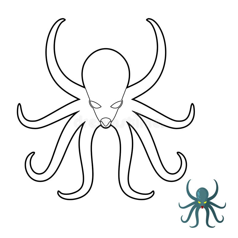 Kraken coloring page stock illustrations â kraken coloring page stock illustrations vectors clipart