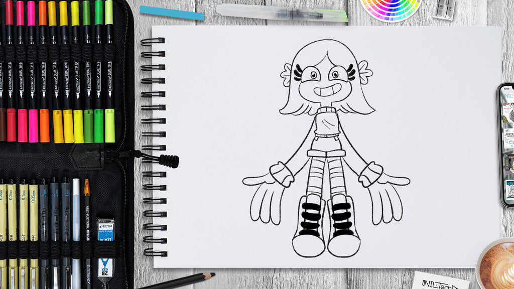 How to draw ruby gillman the teen kraken movie