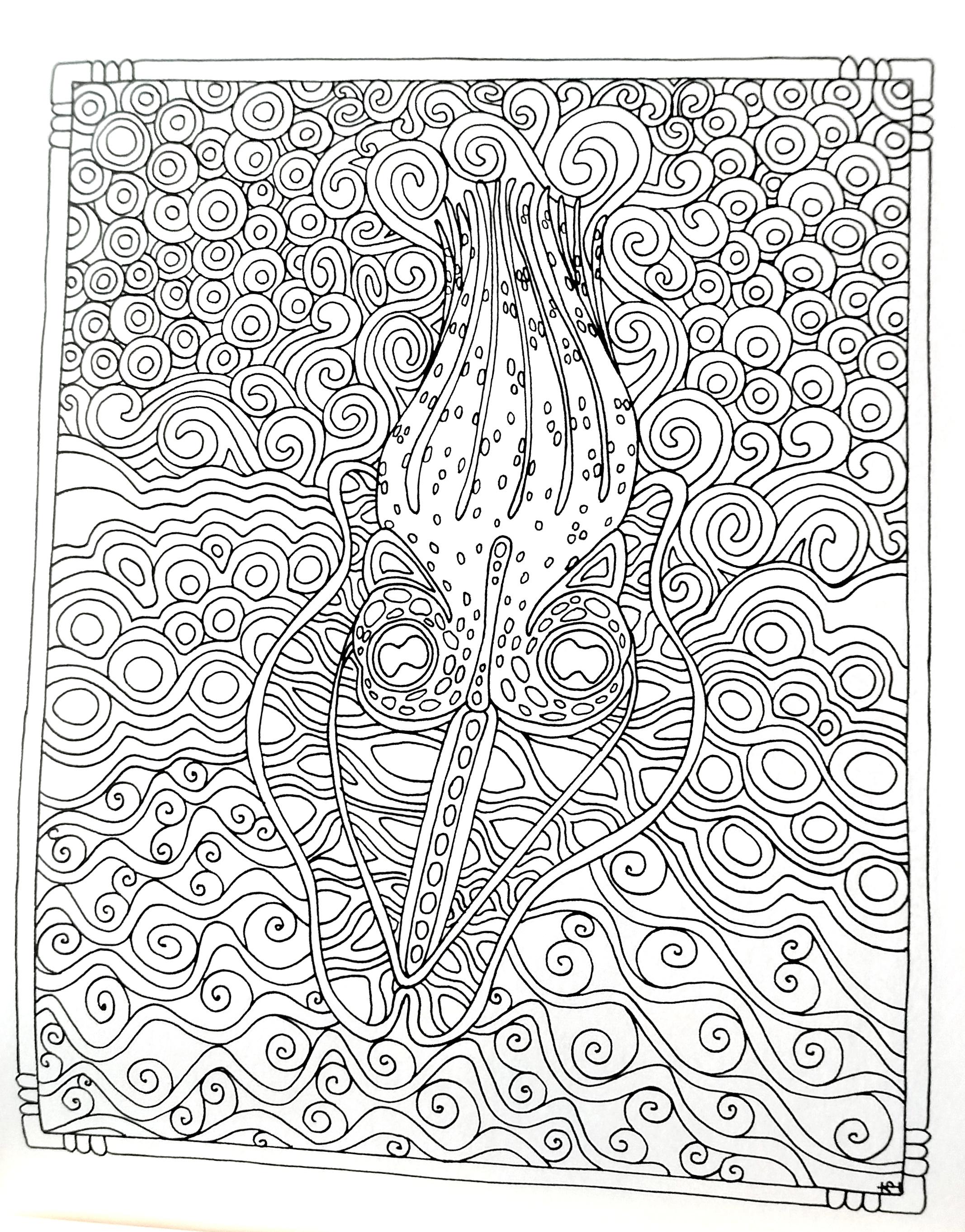 Kraken and lighthouse coloring pages rourflagmeansdeath