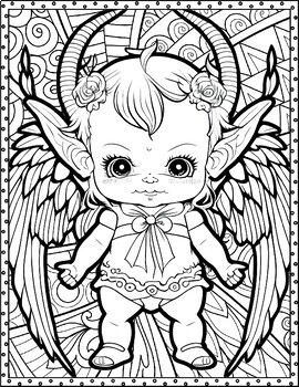 Mindfulness krampus coloring pages christmas monsters coloring sheets