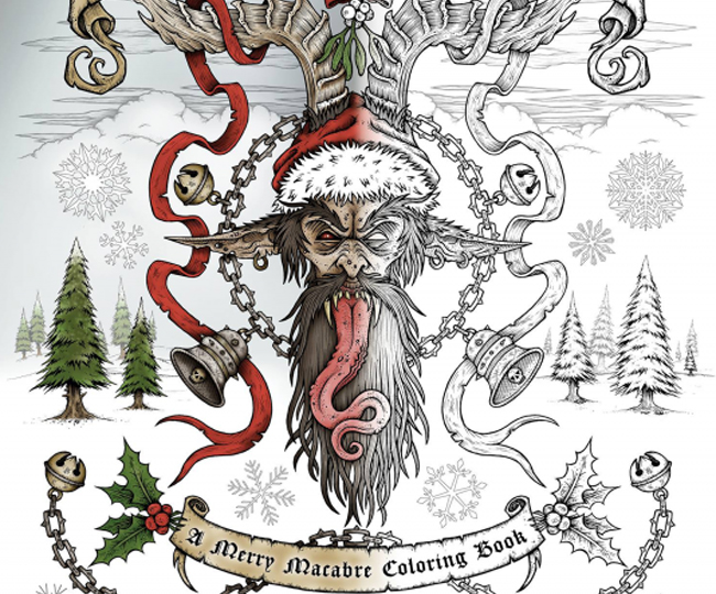 Colour krampus this holiday season with creepy christmas â library of the damned