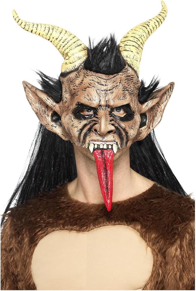 Beast krampus demon mask clothing shoes jewelry