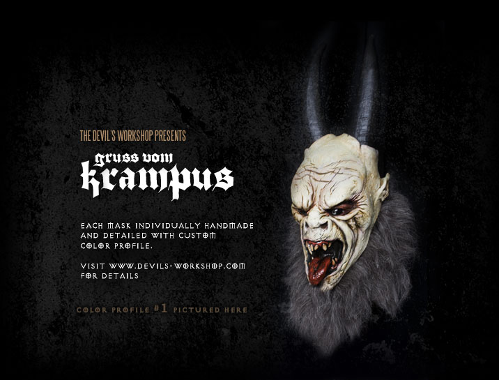 Devils workshop krampus mask blood curdling blog of monster masks