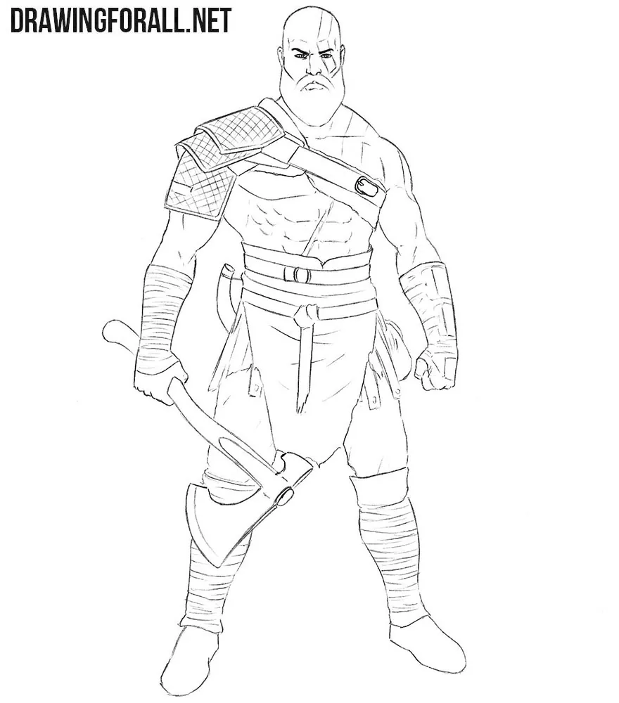 How to draw kratos