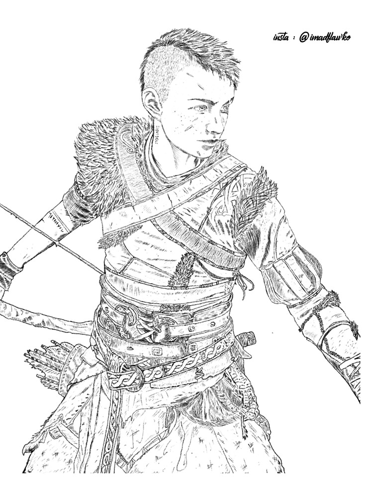 Atreus gow sketch kids t