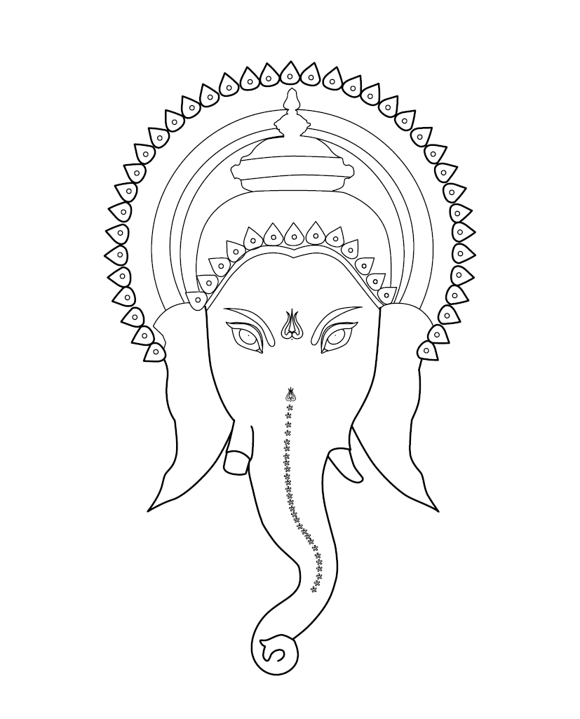 Hindu religious colouring book â monkey pen store