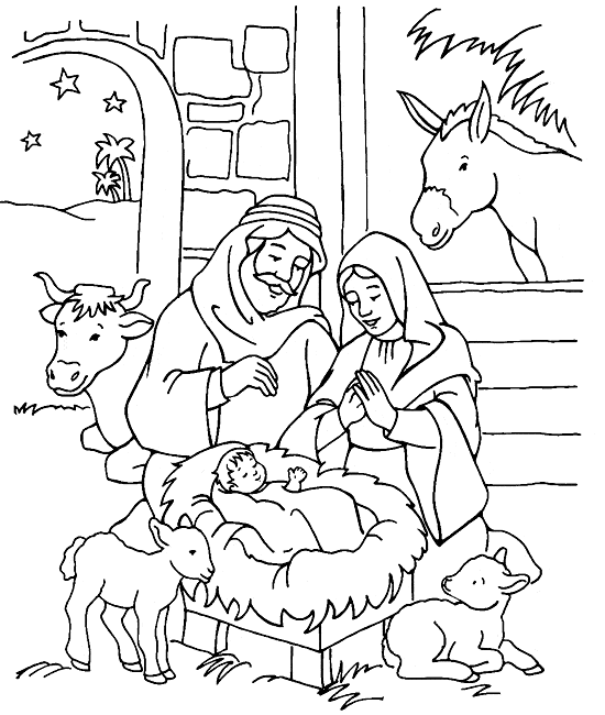 Free christmas coloring pages printables sofestive pesebres para colorear nacimiento para colorear dibujos navideãos a color