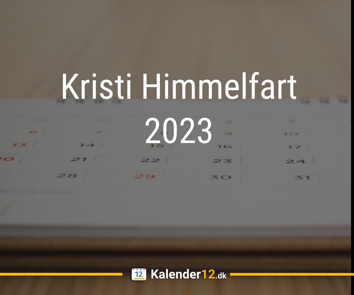 Kristi himmelfart â ï â