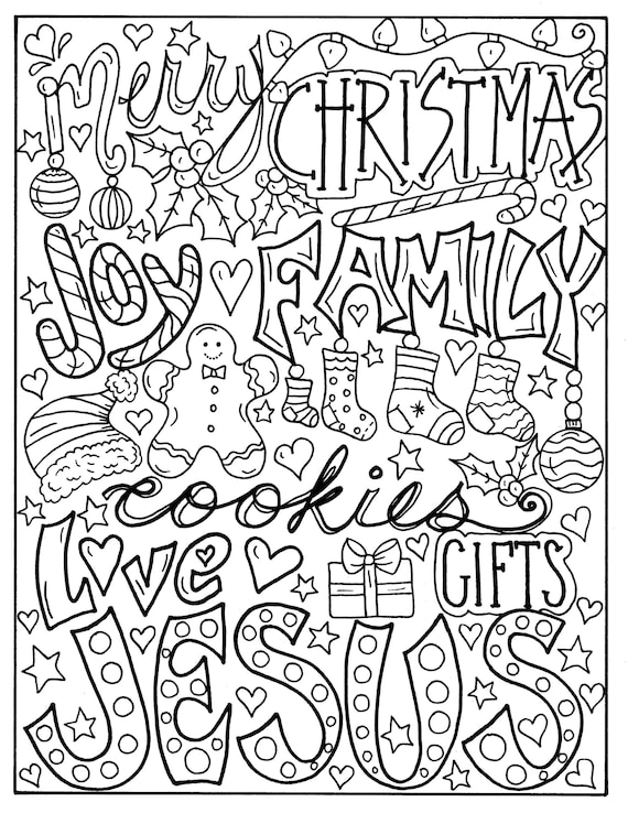 Pages christmas coloring christian religious scripture jesus digital digi stamp coloring pages adult coloring books