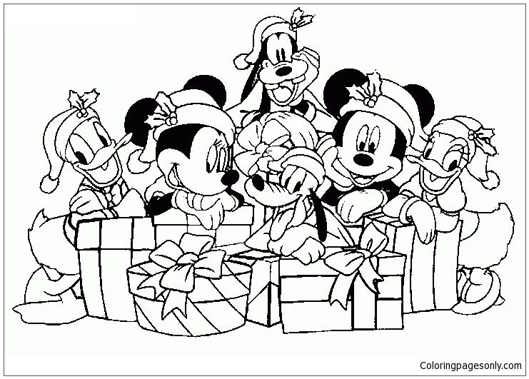 Christmas coloring pages