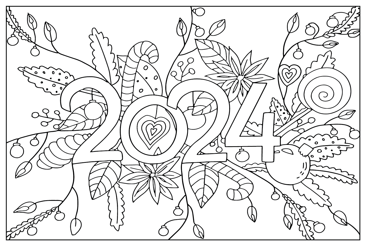 Christmas coloring pages