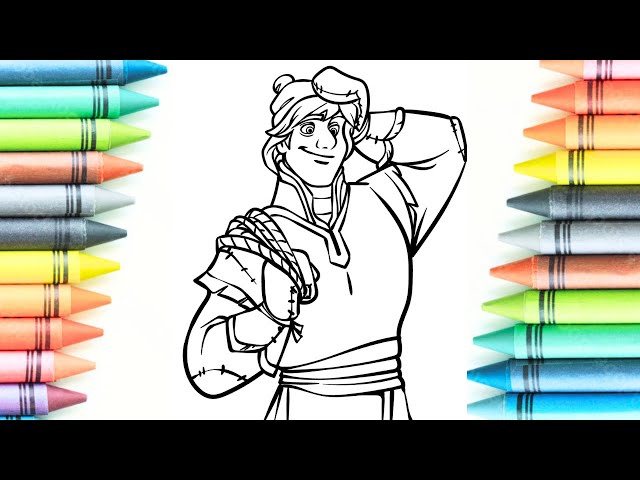 Kristoff coloring pages frozen coloring elsa coloring anna coloring