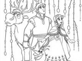 Best frozen coloring pages for kids