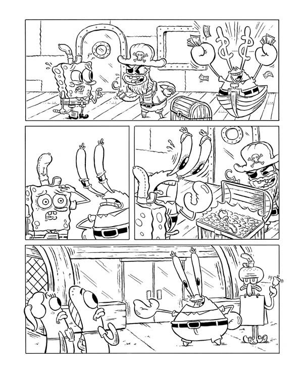 Krusty krab ic book coloring page color luna coloring books super coloring pages coloring pages