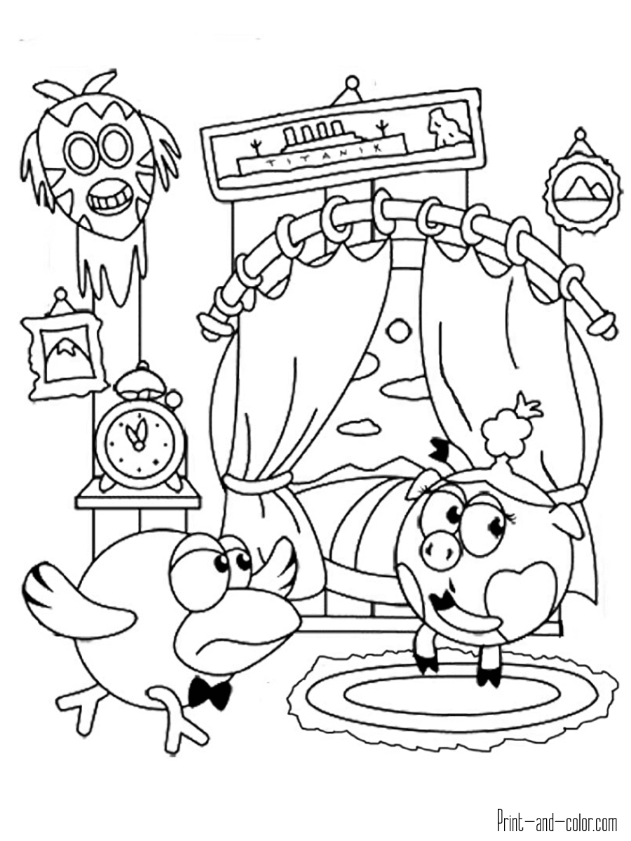 Kikoriki coloring pages print and color