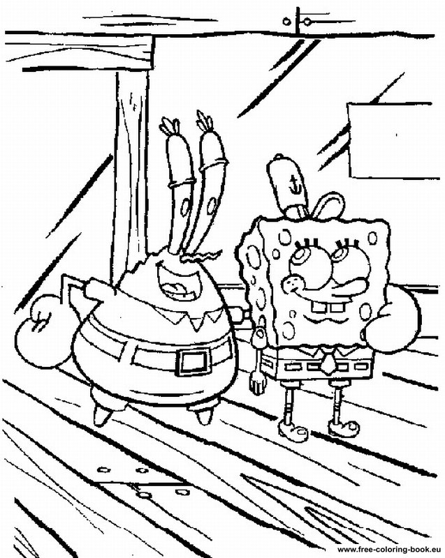 Coloring pages spongebob