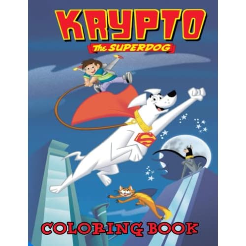 Krypto the superdog colori book great colori nigeria ubuy