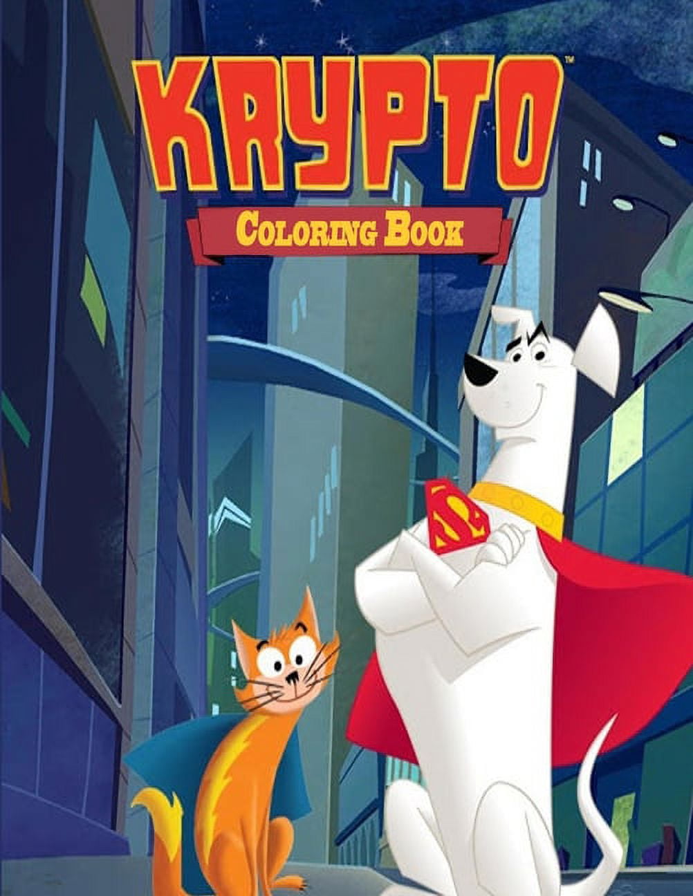 Krypto coloring book paperback