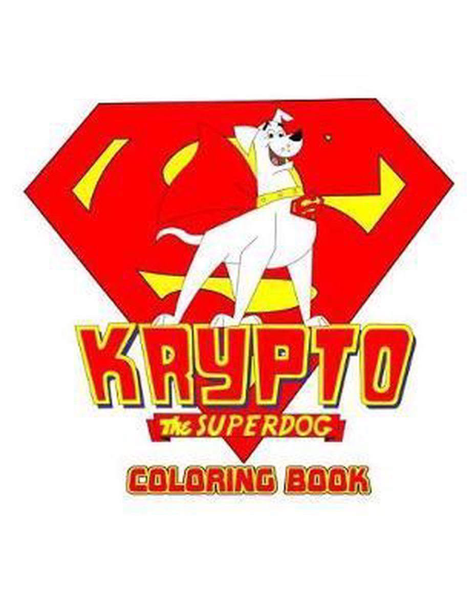 Krypto the superdog coloring book emma kovtun boeken