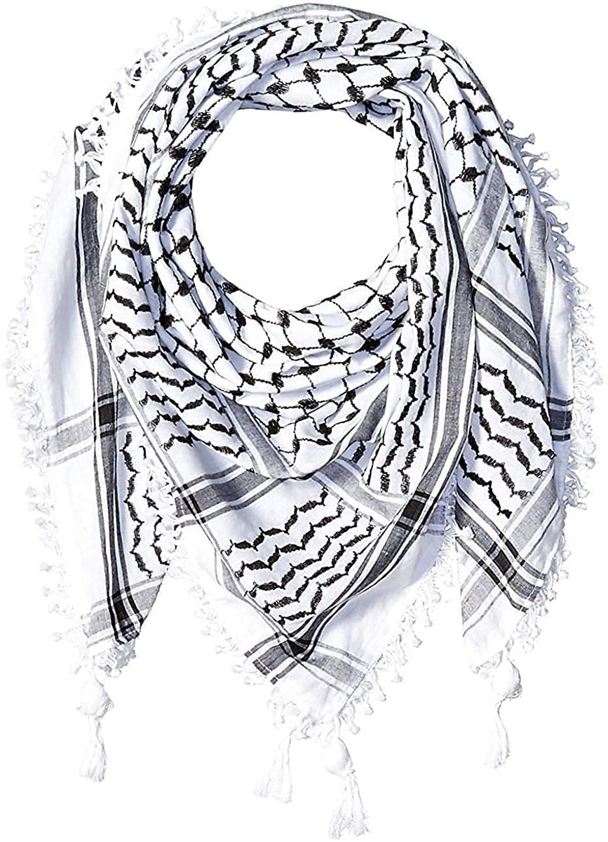 Keffiyeh scarf history of the original keffiyeh rajeen â