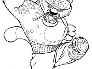 Best kung fu panda coloring pages for kids