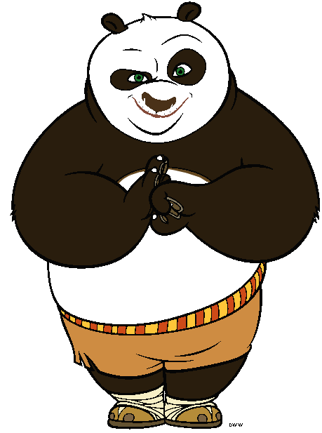 Kung fu panda clip art cartoon clip art