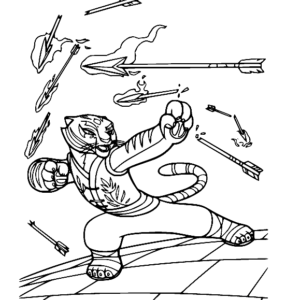 Kung fu panda coloring pages printable for free download