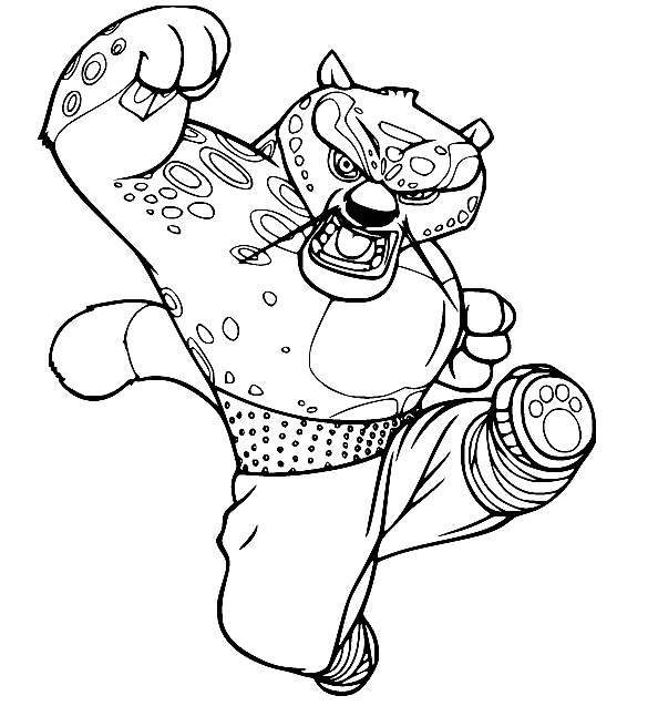 Kung fu panda coloring pages printable for free download