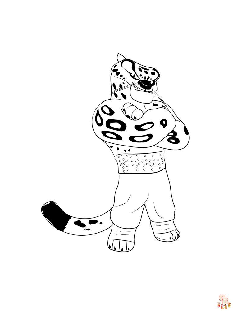 Free printable kung fu panda coloring pages