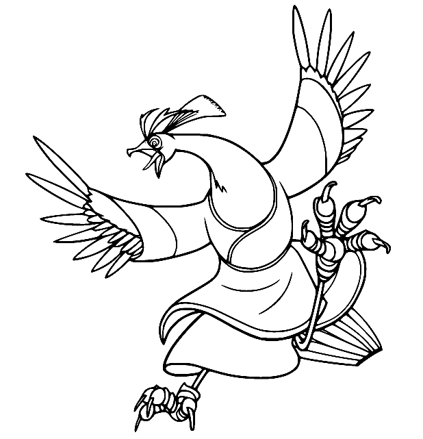 Kung fu panda coloring pages printable for free download