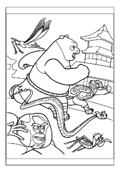 Printable kung fu panda coloring pages a creative adventure for kids pages