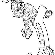 Kung fu panda coloring pages